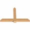 Ekena Millwork Eugene Smooth Timber Gable Bracket, Western Red Cedar, 60"W x 40"H x 3 1/2"D x 5 1/2"F, 16/12 Pitch GBW060X40X0406EUG00SWR - alternate 4